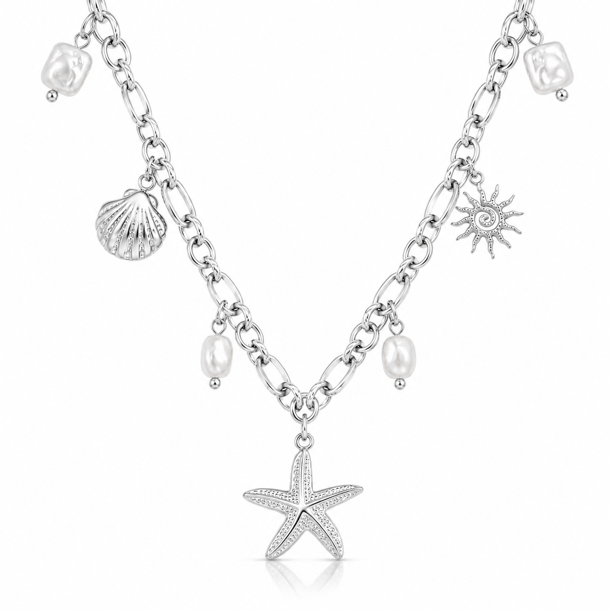 Bohomoon Stainless Steel Stassi Charm Necklace