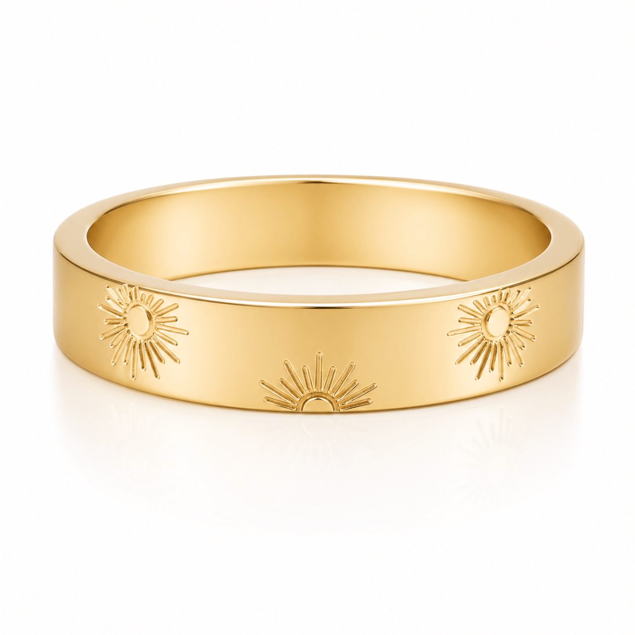Bohomoon Stainless Steel Sunbeam Ring