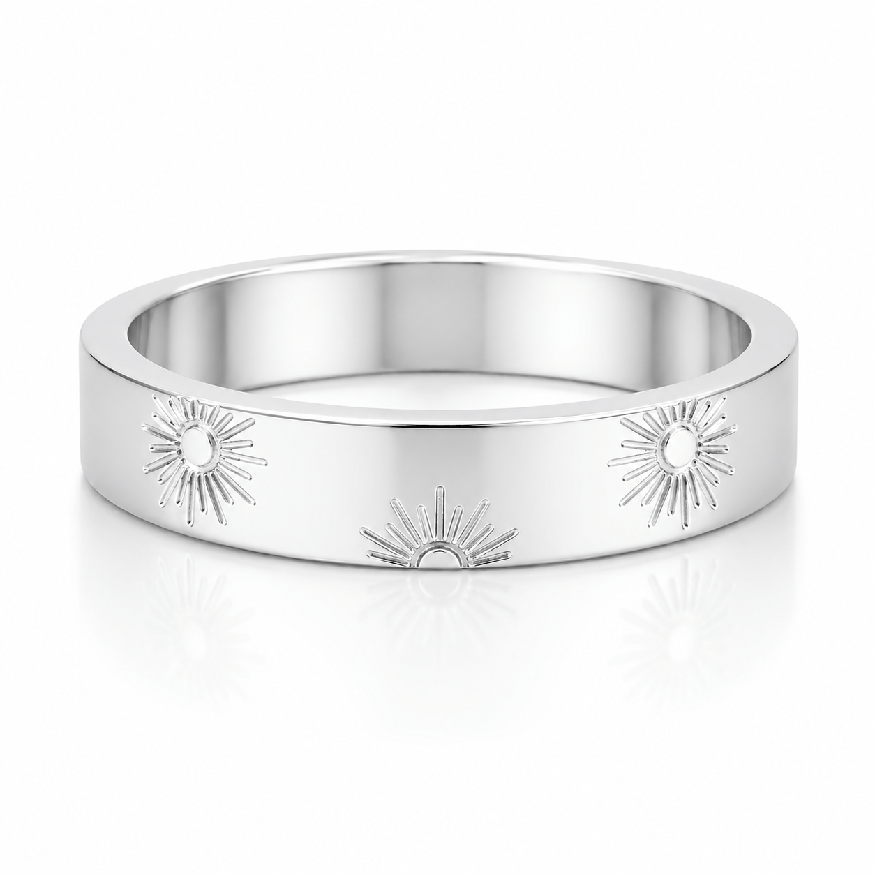 Bohomoon Stainless Steel Sunbeam Ring