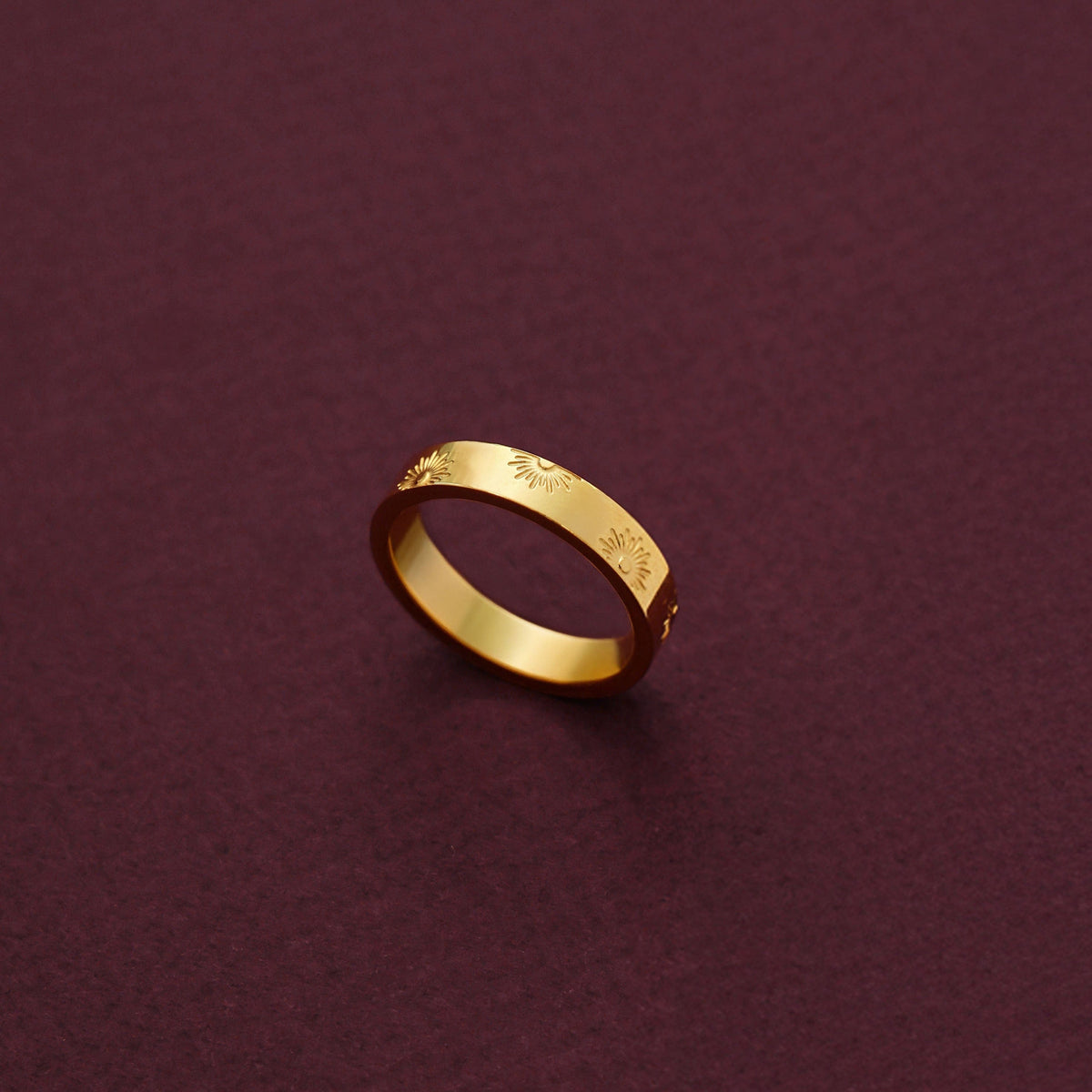 Bohomoon Stainless Steel Sunbeam Ring