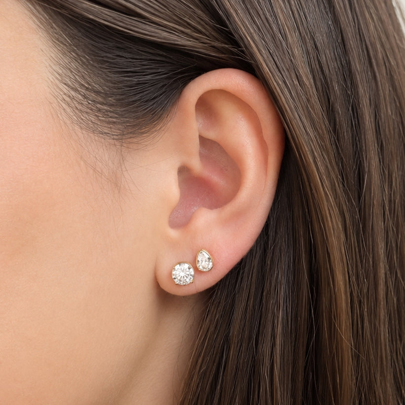 Bohomoon Stainless Steel Sunday Stud Earrings