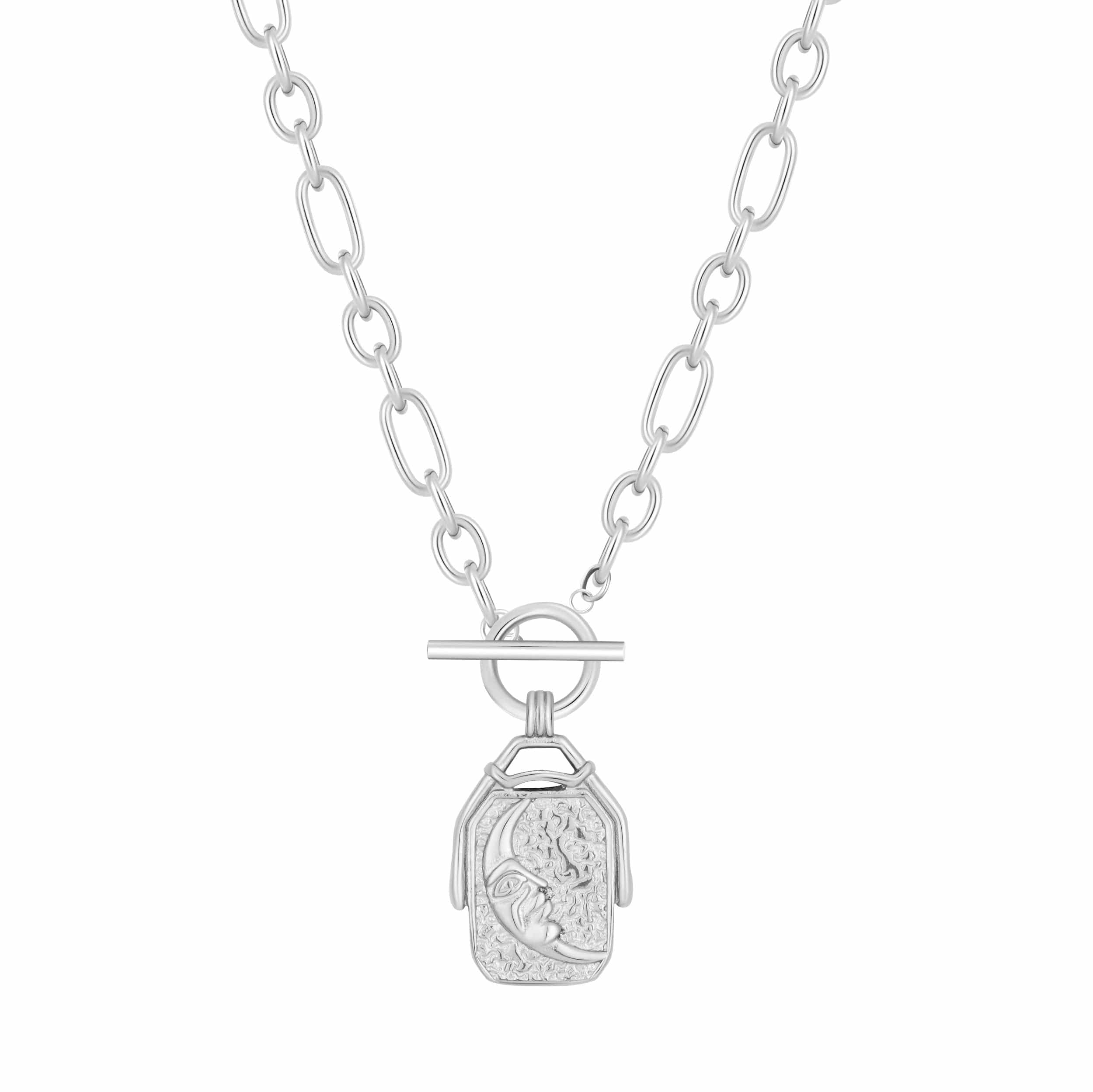 Bohomoon Stainless Steel Sunrise TBar Necklace