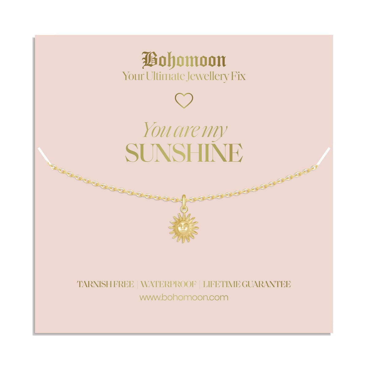 Bohomoon Stainless Steel Sunshine Necklace