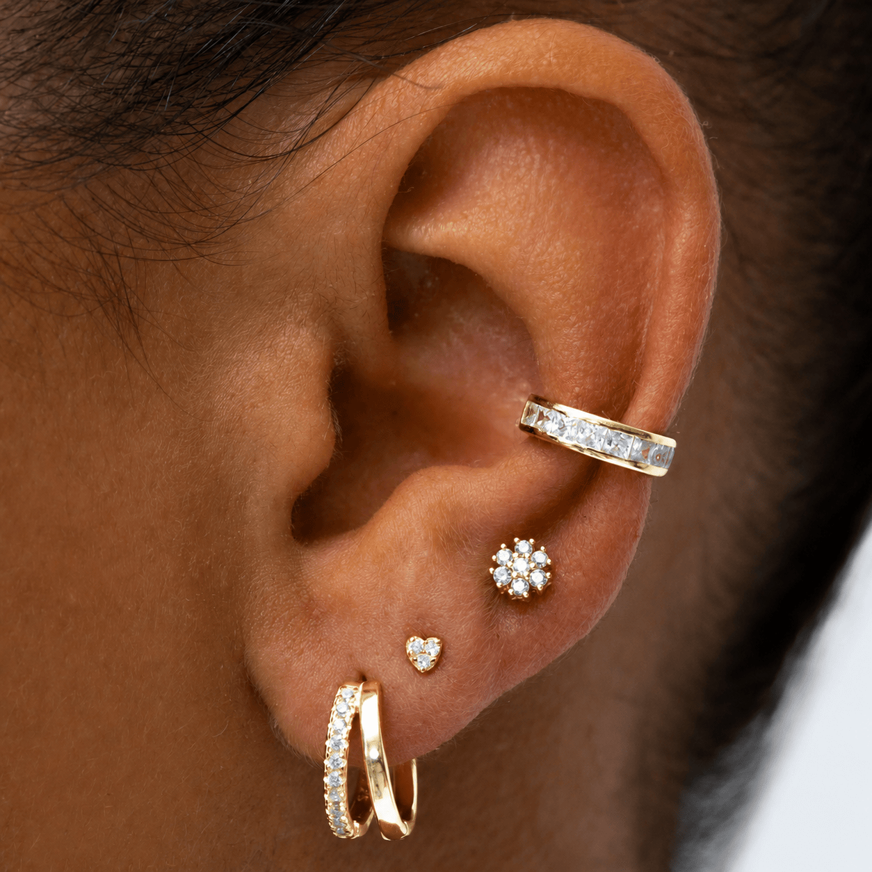 Bohomoon Stainless Steel Tatum Stud Earrings