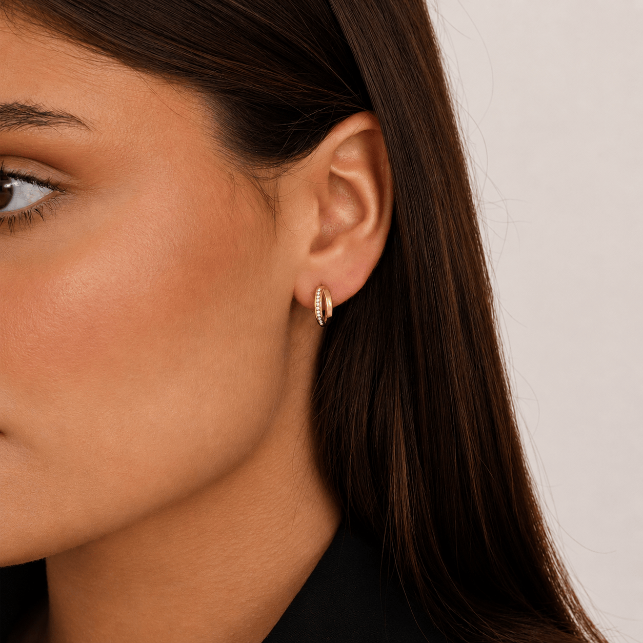Bohomoon Stainless Steel Tinsley Hoop Earrings