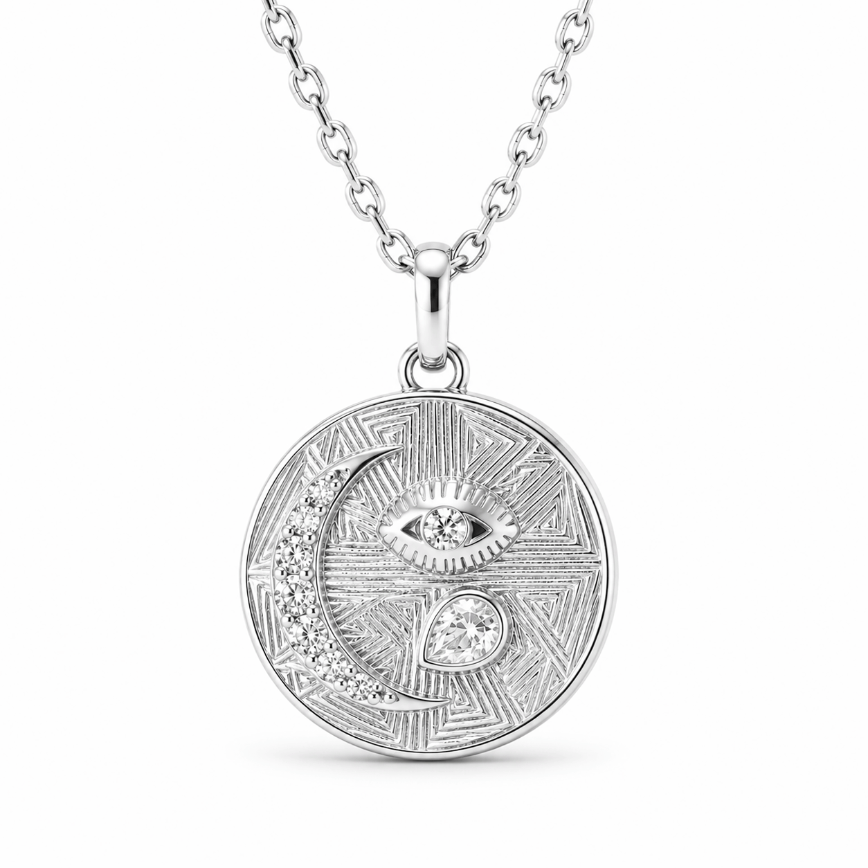 Bohomoon Stainless Steel Trixie Birthstone Necklace
