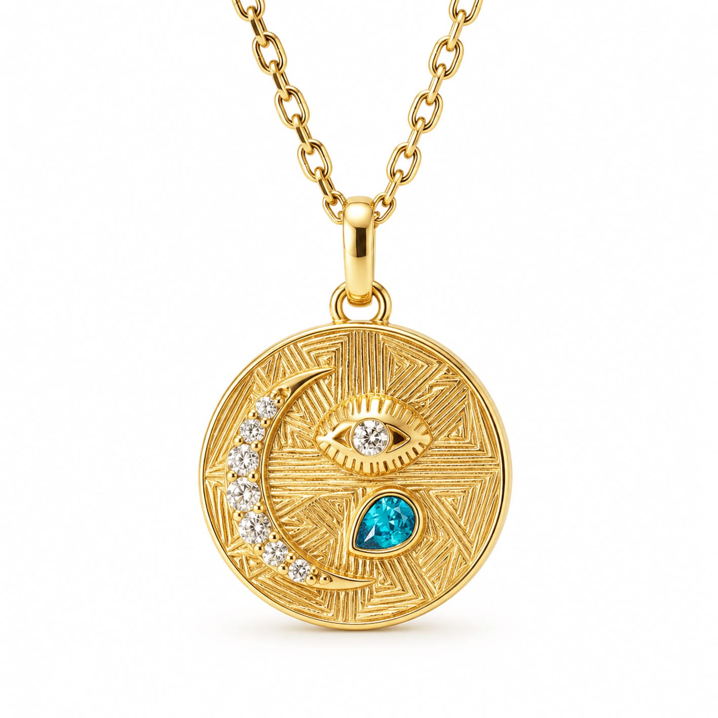 Bohomoon Stainless Steel Trixie Birthstone Necklace