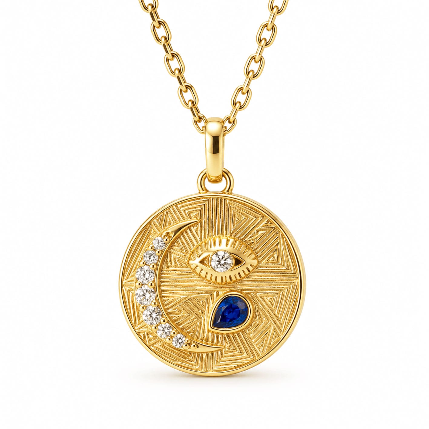 Bohomoon Stainless Steel Trixie Birthstone Necklace