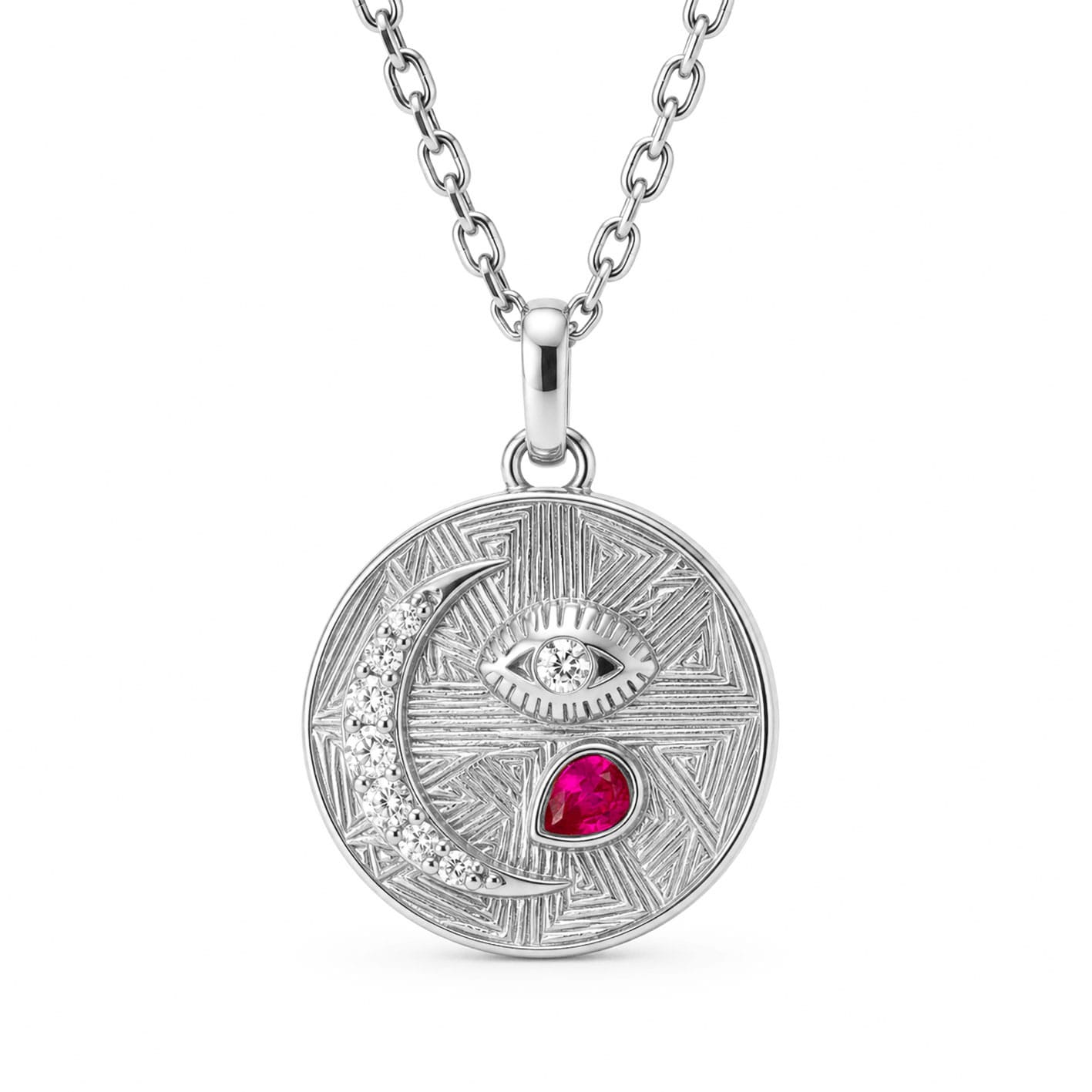 Bohomoon Stainless Steel Trixie Birthstone Necklace