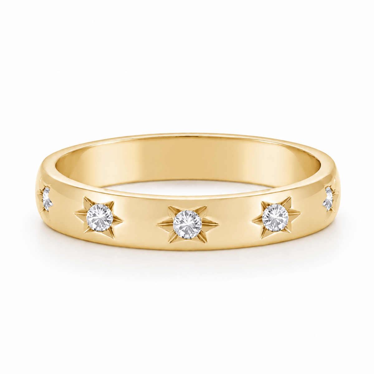 Bohomoon Stainless Steel Twinkle Star Ring