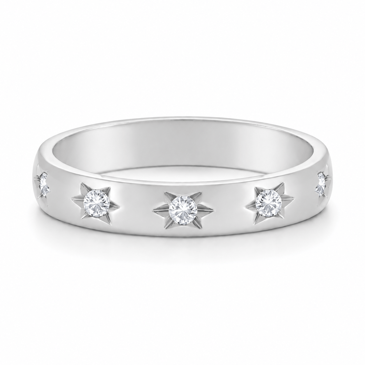 Bohomoon Stainless Steel Twinkle Star Ring