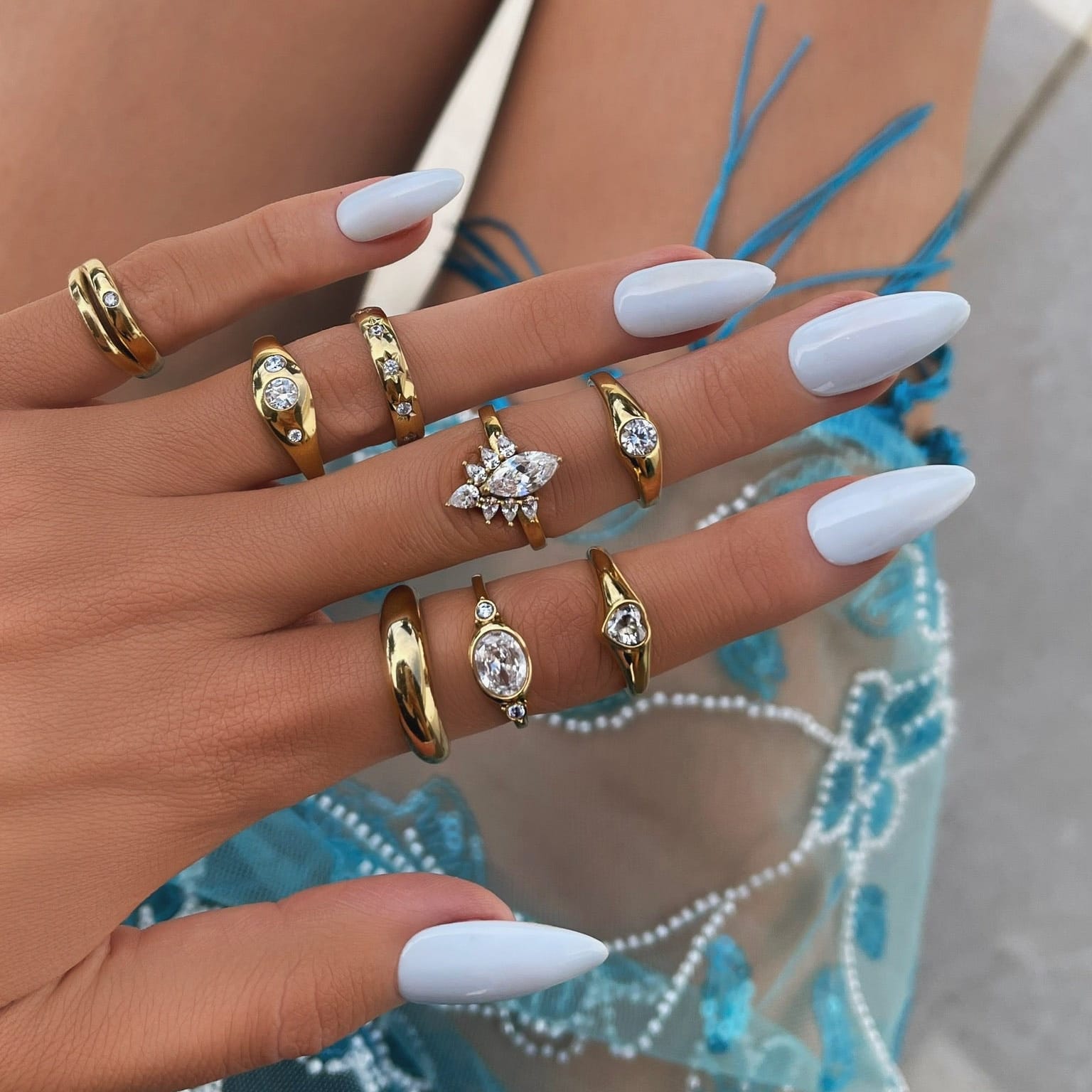 Bohomoon Stainless Steel Twinkle Star Ring