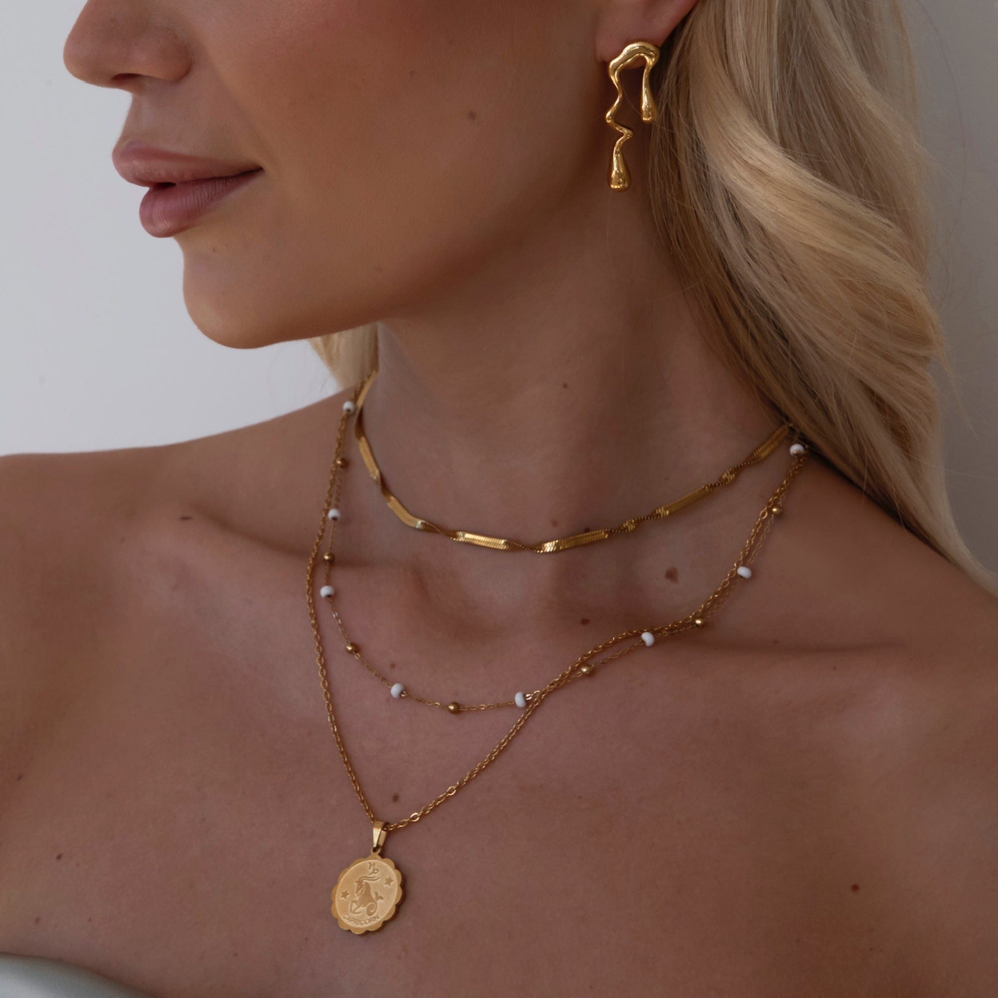 BohoMoon Stainless Steel Twist Choker
