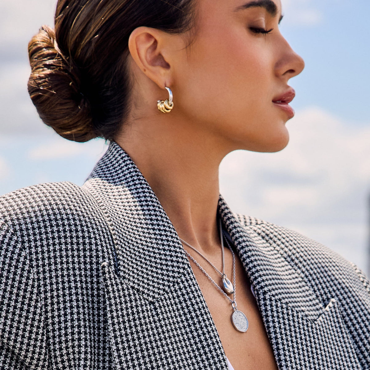 Bohomoon Stainless Steel Uma Stud Earrings