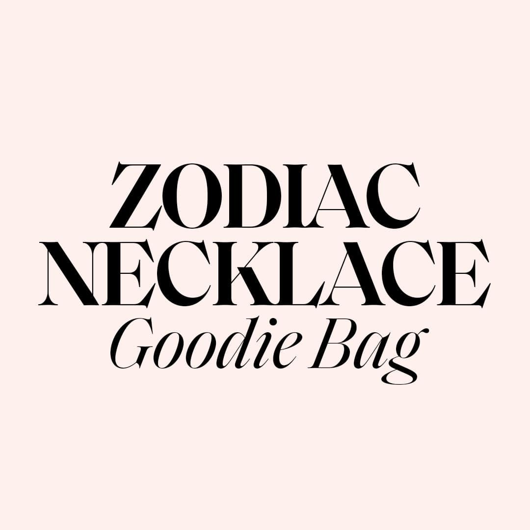 Bohomoon Stainless Steel Zodiac Necklace Goodie Bag