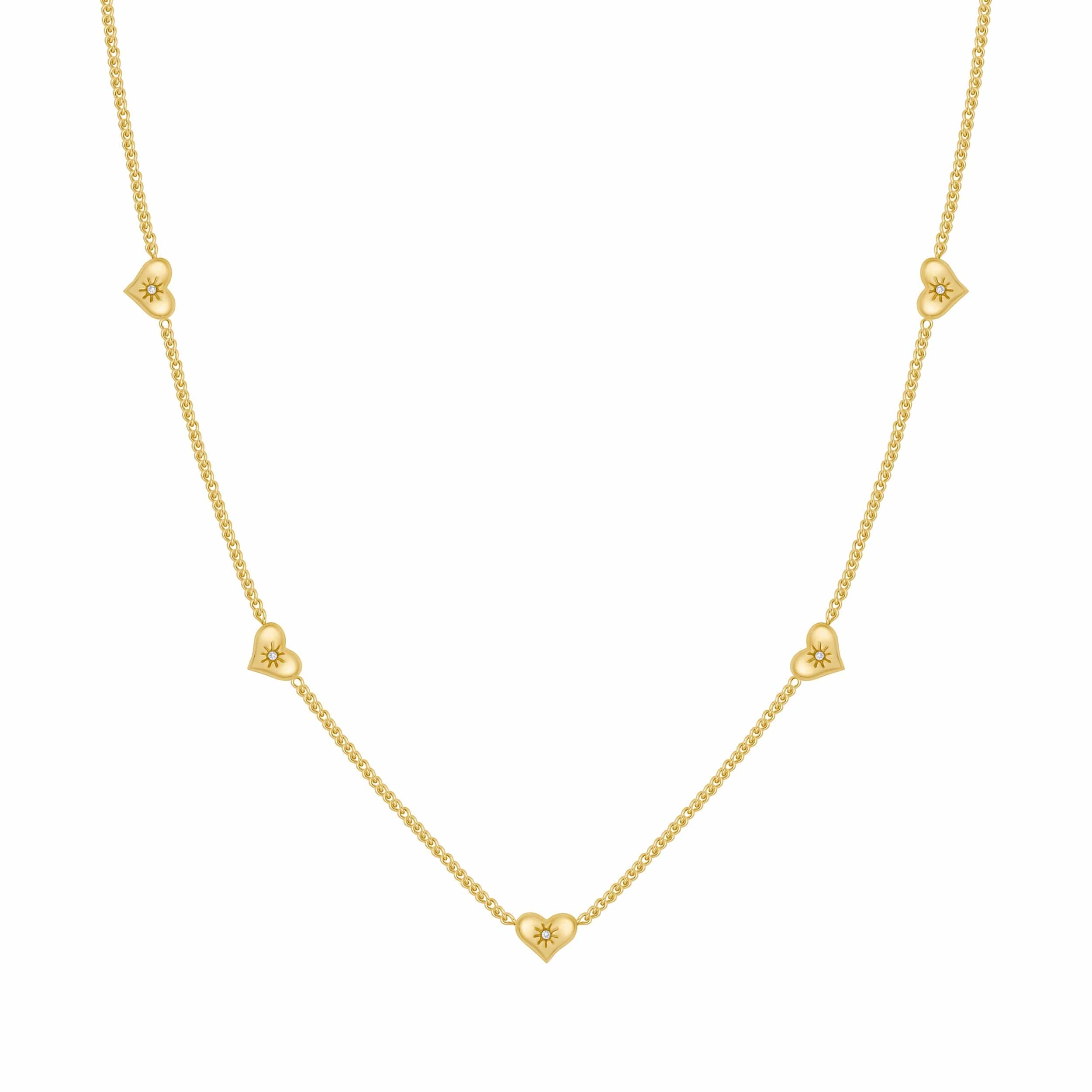 Bohomoon Stainless Steel Clara Heart Necklace