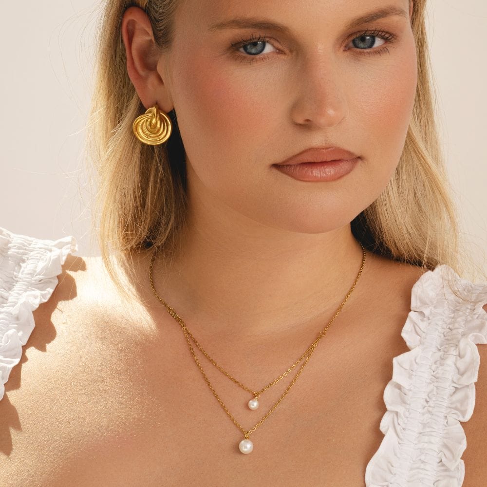 Bohomoon Stainless Steel Marisol Pearl Necklace