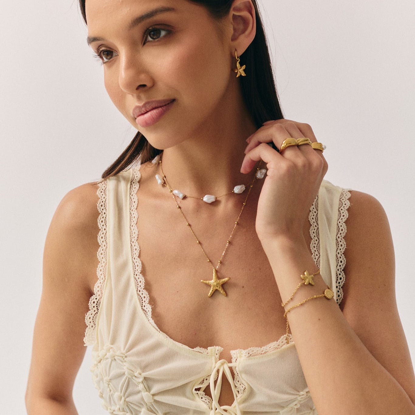 Bohomoon Stainless Steel Palila Starfish Necklace
