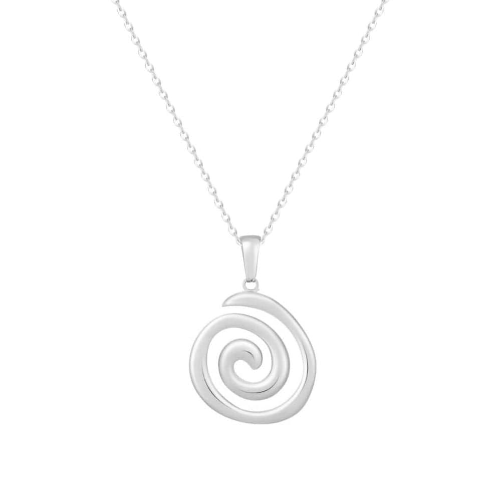 Bohomoon Stainless Steel Swirl Necklace