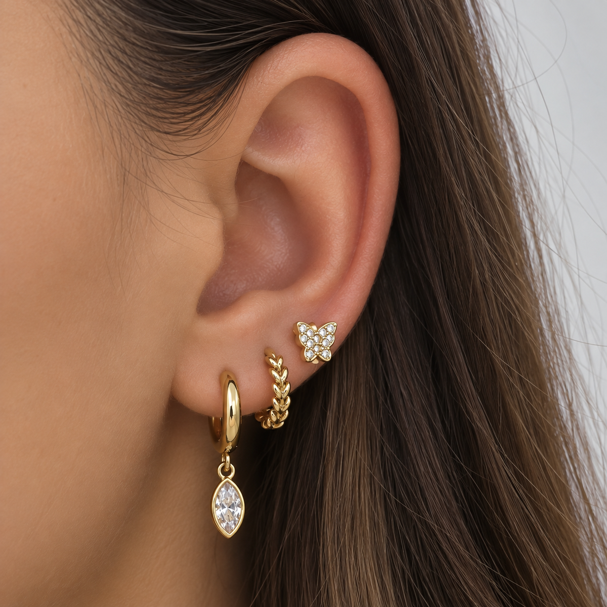 Fawn Hoop Earrings