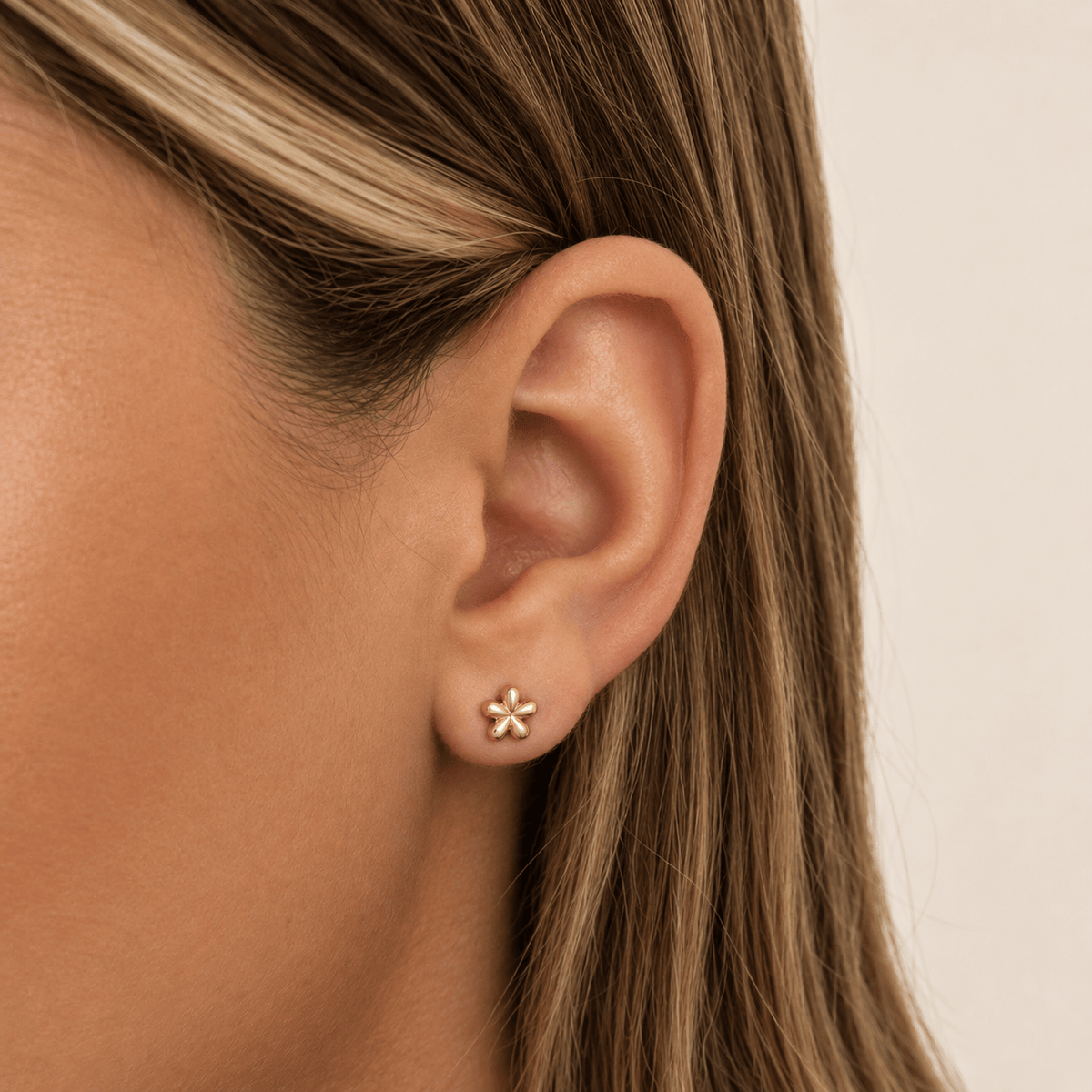 Orchid Stud Earrings
