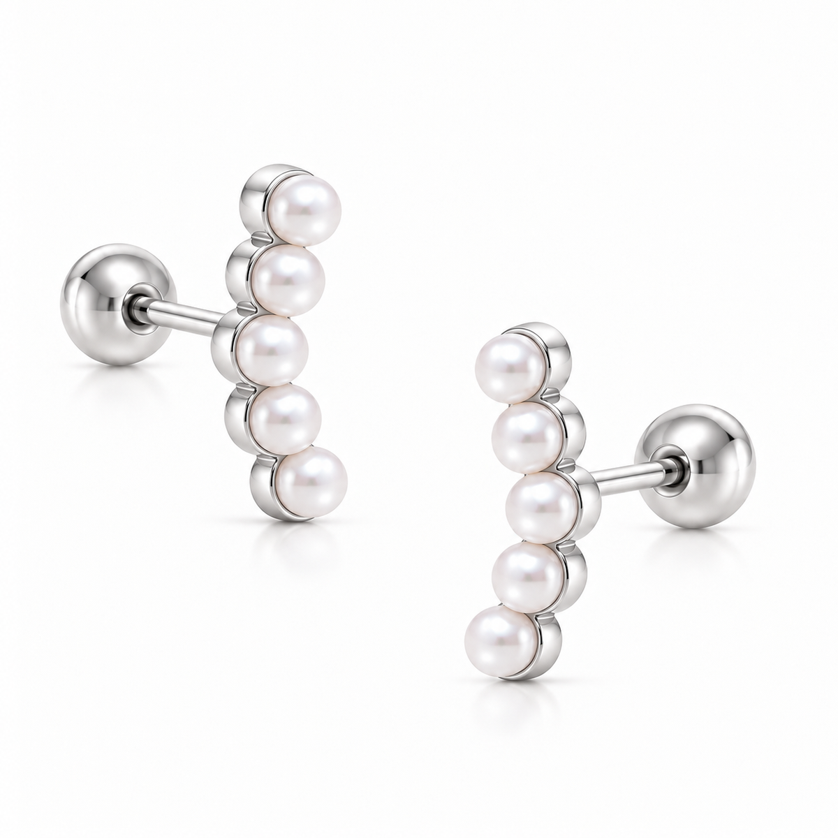 Stevie Pearl Stud Earrings