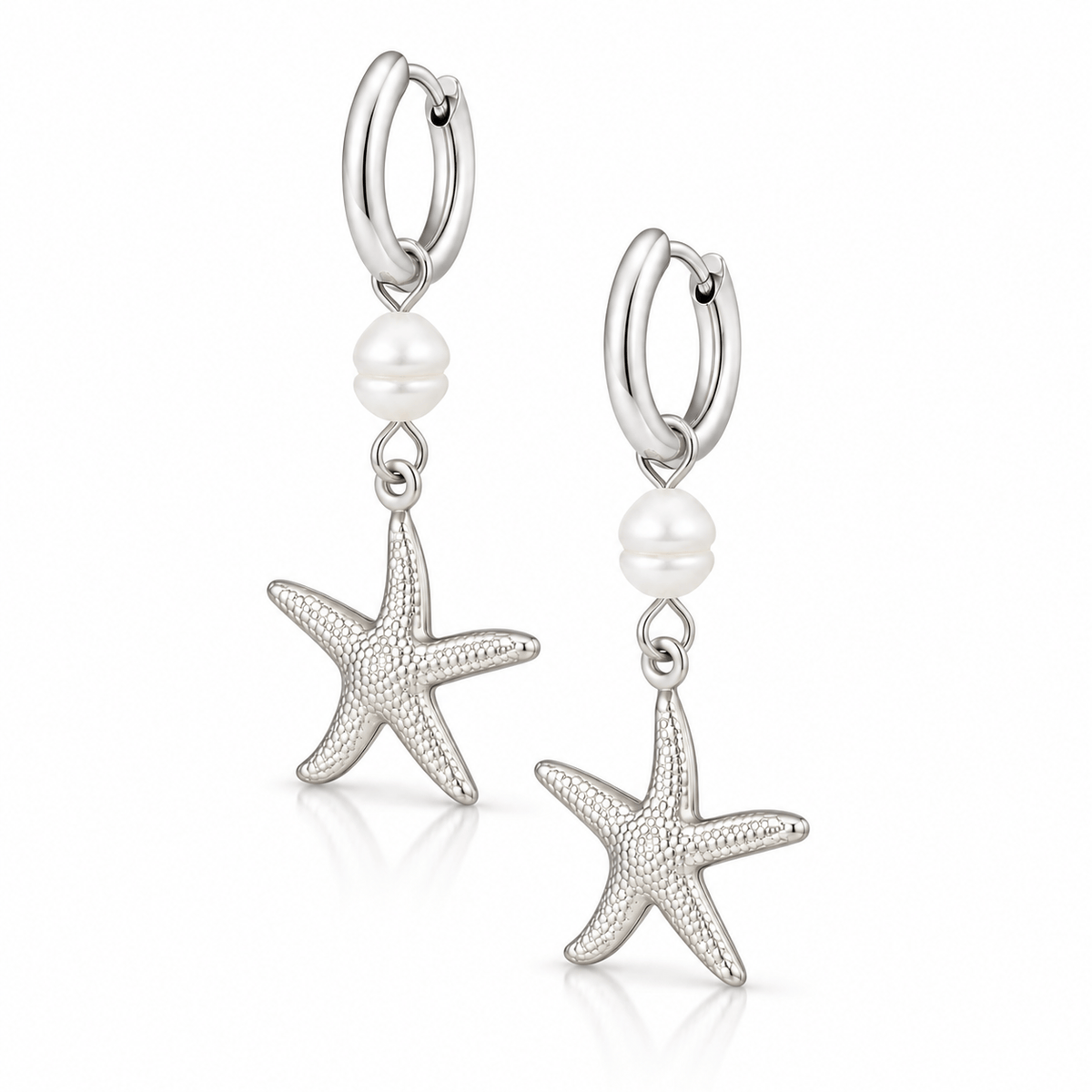 Colleen Starfish Hoop Earrings