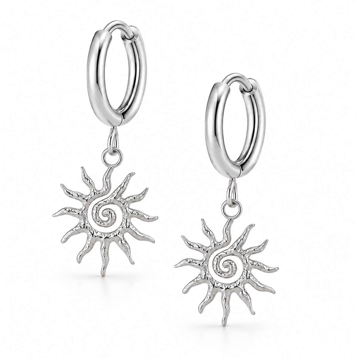 Mini Ibiza Sun Hoop Earrings