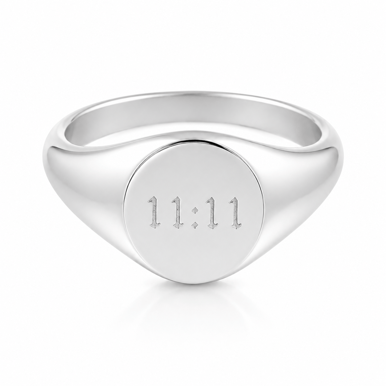 Bohomoon Stainless Steel 11:11 Signet Ring