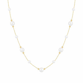 Bohomoon Stainless Steel Abbie Pearl Necklace