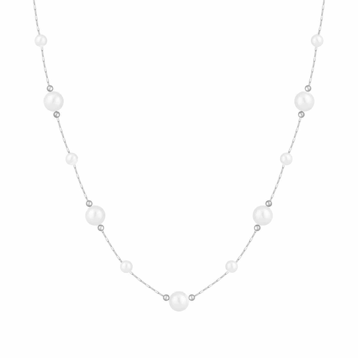 Bohomoon Stainless Steel Abbie Pearl Necklace