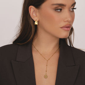 Bohomoon Stainless Steel Adley Lariat Necklace