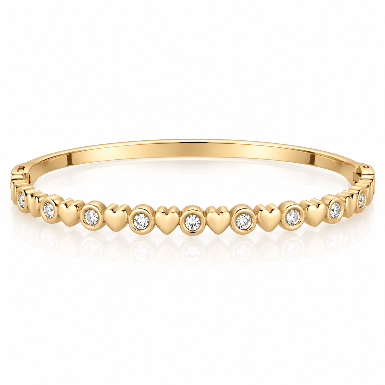 Bohomoon Stainless Steel Adoration Heart Bracelet