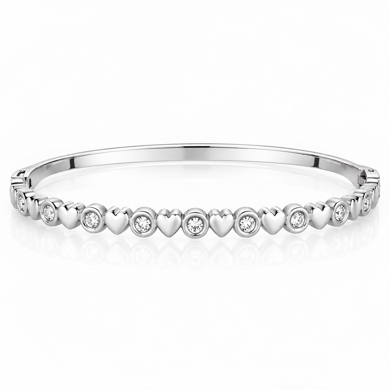 Bohomoon Stainless Steel Adoration Heart Bracelet