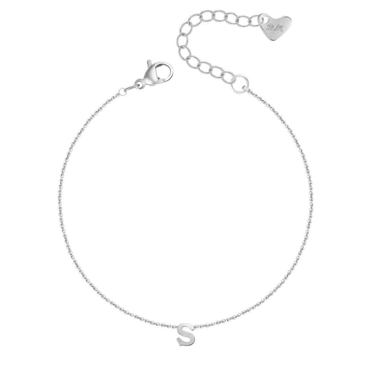Bohomoon Stainless Steel Adore Me Initial Bracelet
