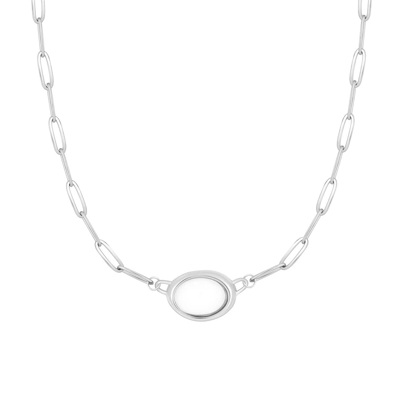 Bohomoon Stainless Steel Adrianna Pearl Necklace