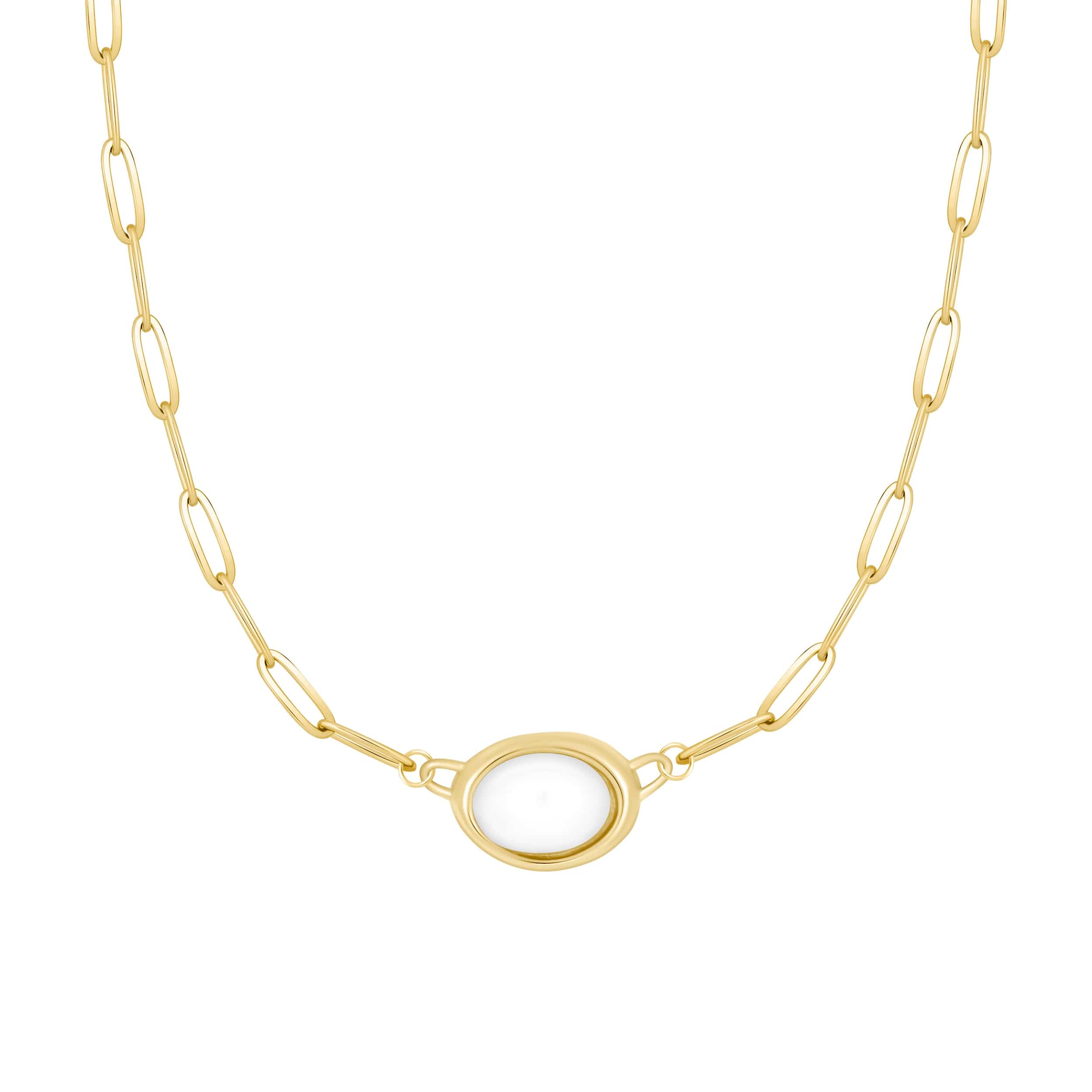 Bohomoon Stainless Steel Adrianna Pearl Necklace