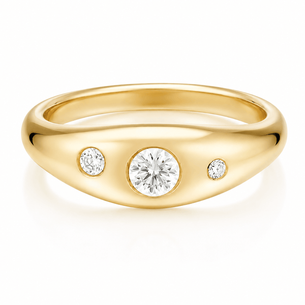 Bohomoon Stainless Steel Afterglow Ring