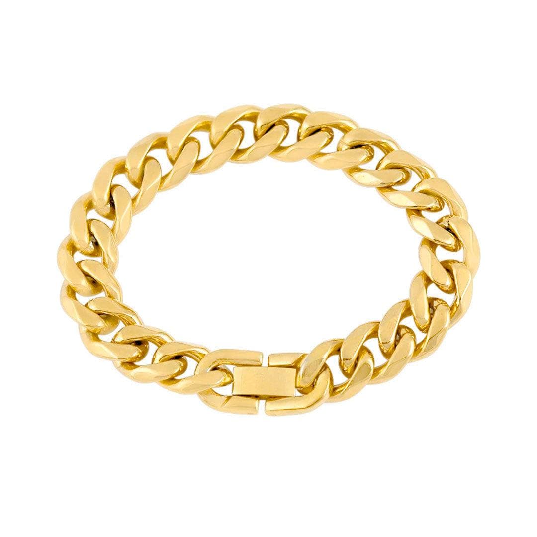 BohoMoon Stainless Steel Alessandra Chunky Bracelet Gold / Small