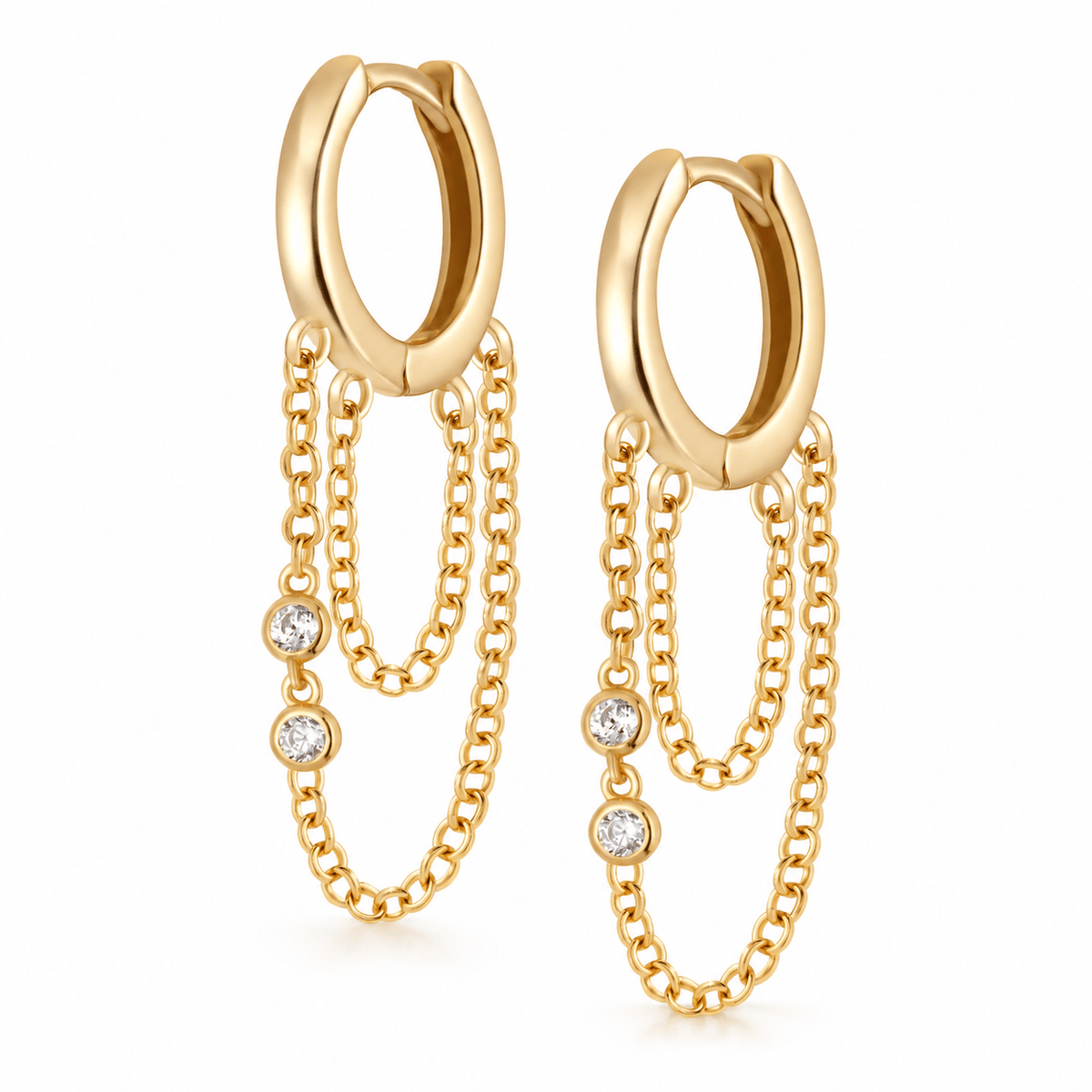 Bohomoon Stainless Steel Alessia Hoop Earrings