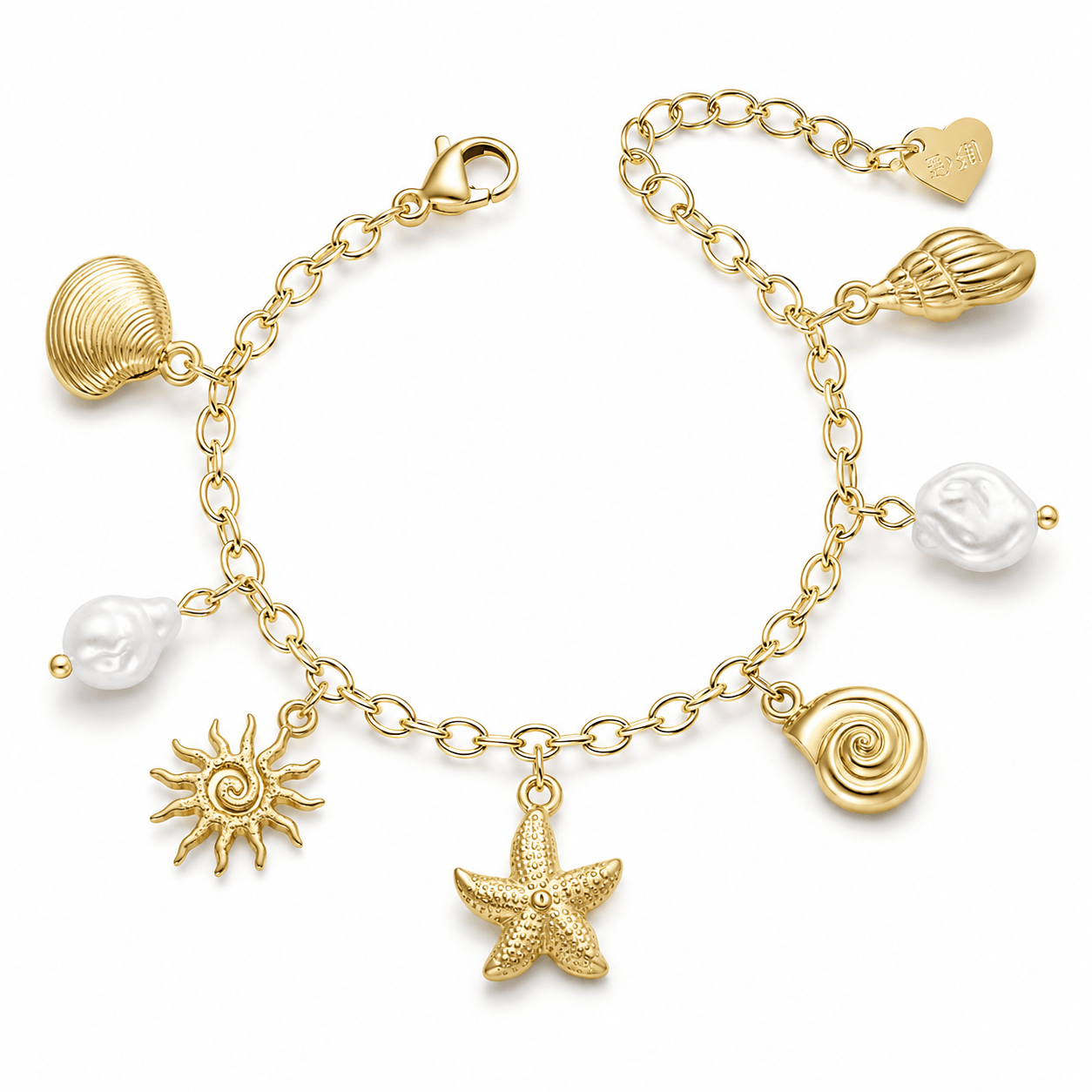 Bohomoon Stainless Steel Alicante Charm Bracelet