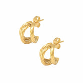 BOHOMOON Stainless Steel Allie Hoop Earrings Gold