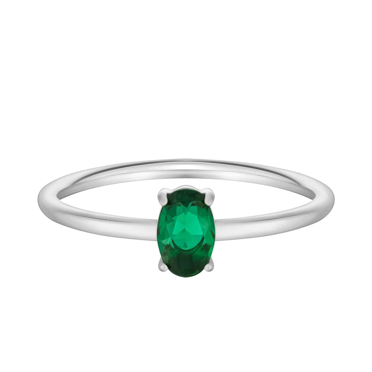 Bohomoon Stainless Steel Always Birthstone Ring