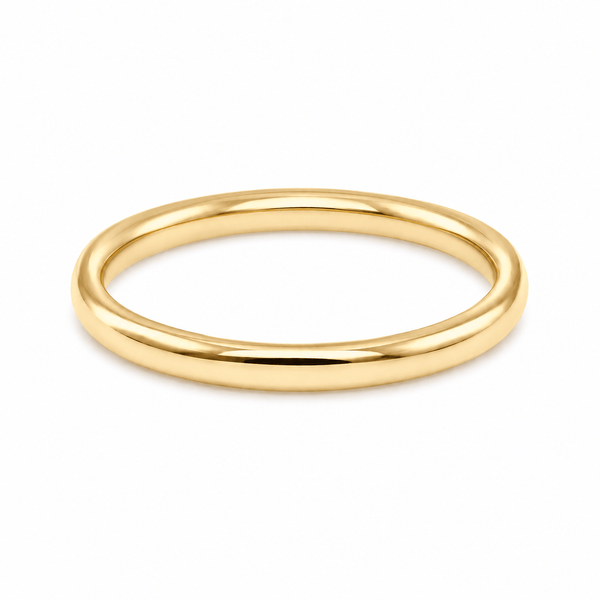 Bohomoon Stainless Steel Amelia Plain Band Ring