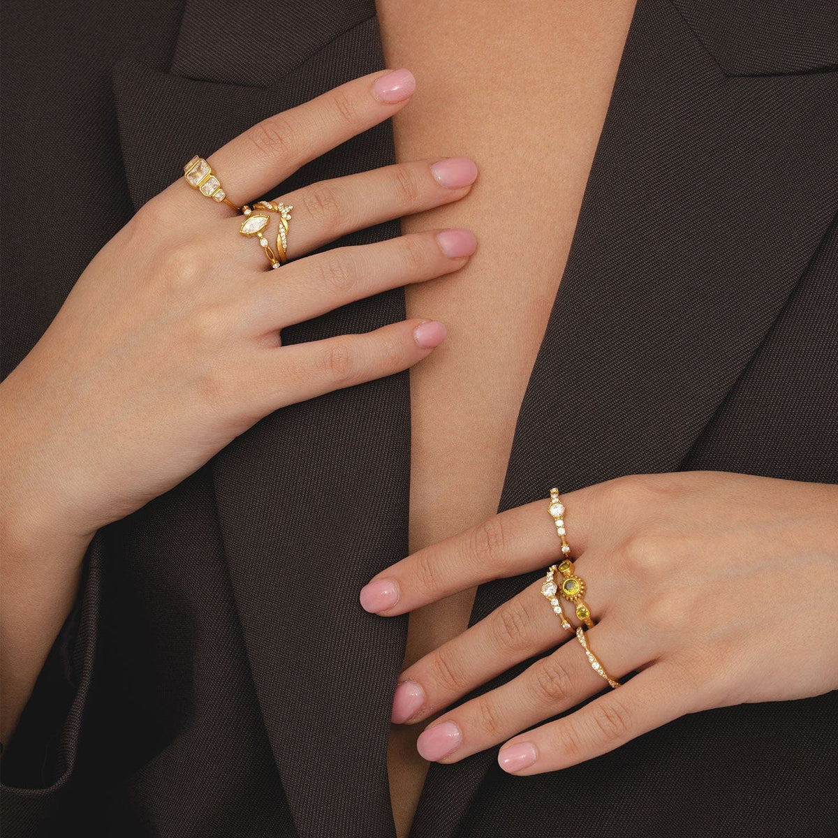 Bohomoon Stainless Steel Anika Ring