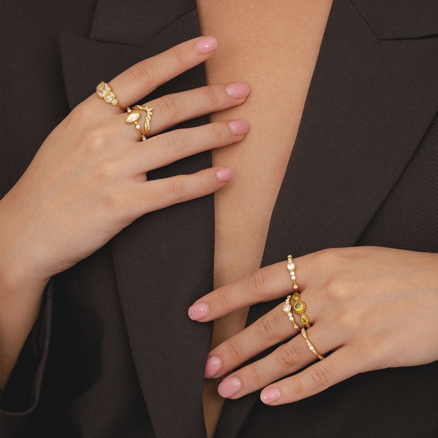 Bohomoon Stainless Steel Anika Ring