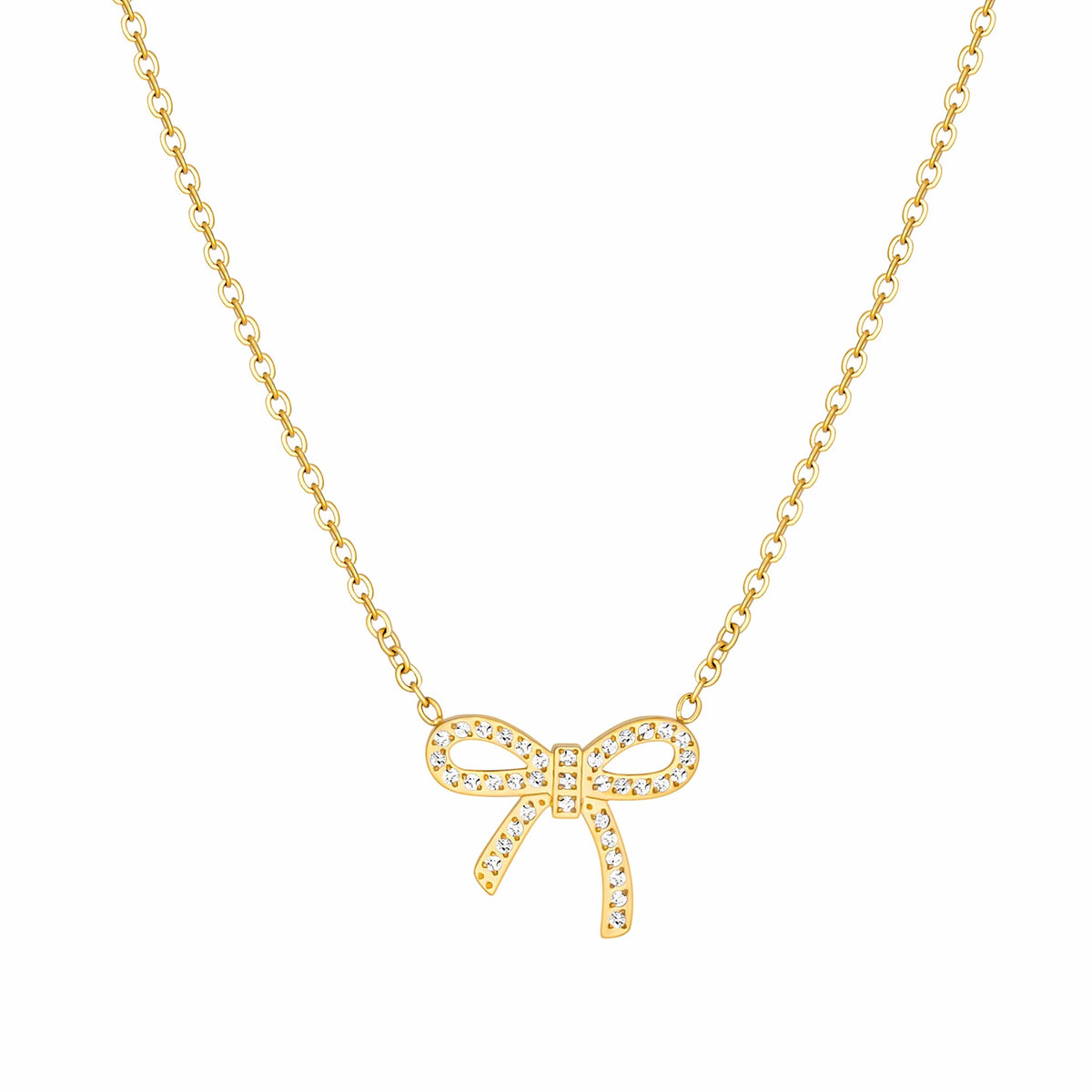 Bohomoon Stainless Steel Annie Bow Necklace