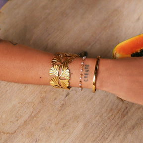 Bohomoon Stainless Steel Antalya Pearl Bracelet