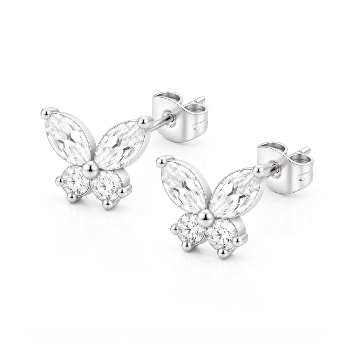 Bohomoon Stainless Steel Antonia Butterfly Stud Earrings