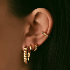 BohoMoon Stainless Steel Anya Hoop Earrings